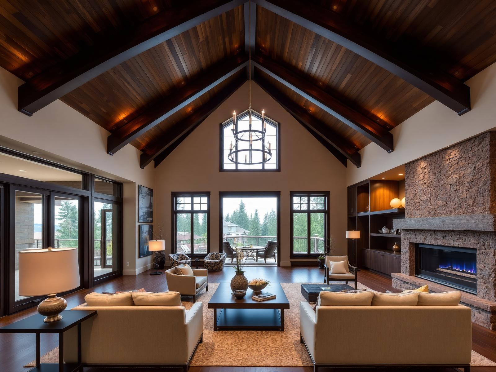 Vaulted Great Room
